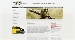 Desktop Screenshot of museen-uri.ch