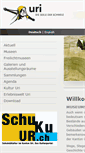 Mobile Screenshot of museen-uri.ch