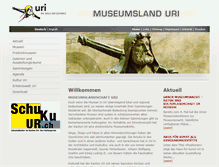 Tablet Screenshot of museen-uri.ch